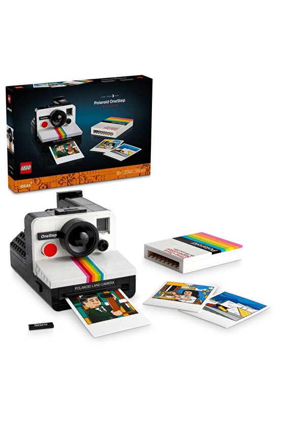 ® Ideas Polaroid OneStep SX-70 Kamera 21345 - 18 Yaş ve Üzeri İçin Yapım Seti (516 Parça)