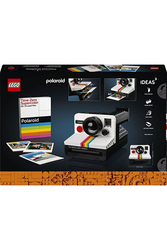 ® Ideas Polaroid OneStep SX-70 Kamera 21345 - 18 Yaş ve Üzeri İçin Yapım Seti (516 Parça)