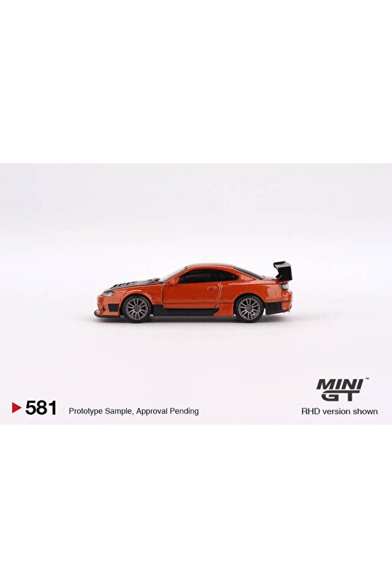 164 Ölçek Koleksiyonluk Model Araç Mgt00581 Nissan Silvia S15 D-max  Metallic Orange