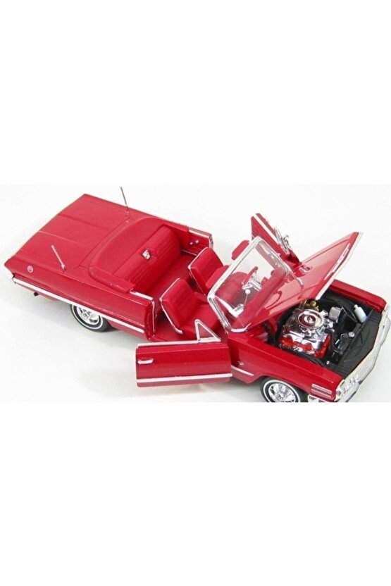 Chevrolet Impala 1963 Diecast 1.24 Metal Araba Orjinal