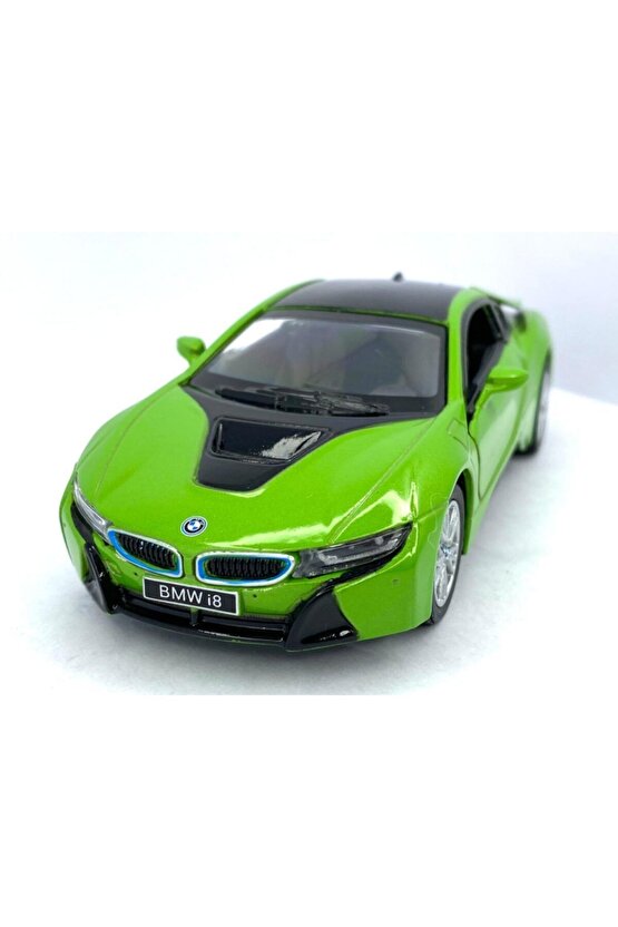 Bmw I8 - Çek Bırak 5inch. Lisanslı Model Araba, Oyuncak Araba 1:36