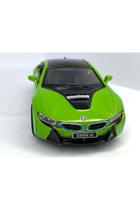 Bmw I8 - Çek Bırak 5inch. Lisanslı Model Araba, Oyuncak Araba 1:36