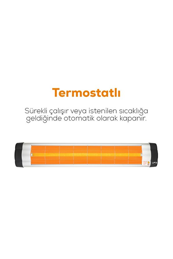 Star 2900 Infrared Duvar Tipi Isıtıcı - Termostatlı