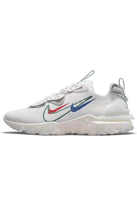 React Vision Multi-Swoosh Erkek Spor Ayakkabı Sneaker DM9095-100 DAR KALIP