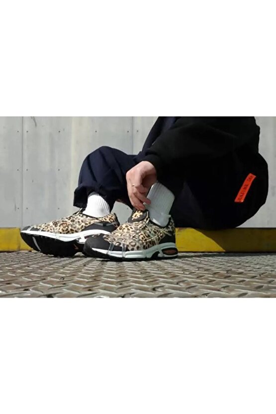 Air Kukini SE Leopar Kumquat and Action Red Erkek Sneaker Spor Ayakkabı DJ6418-001