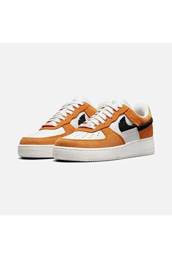 Air Force 1 LXX Sneaker Kadın Spor Ayakkabı White & Orange LİMİTED EDİTİON DQ0858-100 DQ0858-1