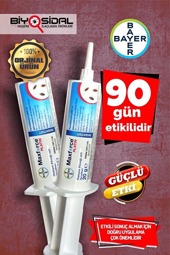 Maxforce Platin Hamamböceği Jeli 20gr X 2 Adet