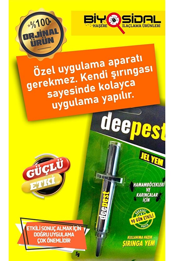 Karınca Yok Edici Jel Yem 5 gr X 3 ADET