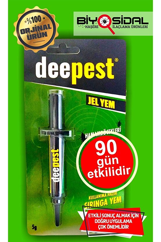 Haşere Öldürücü Hamamböceği Ve Karınca Jeli ( 3 Adet X 5 gr )