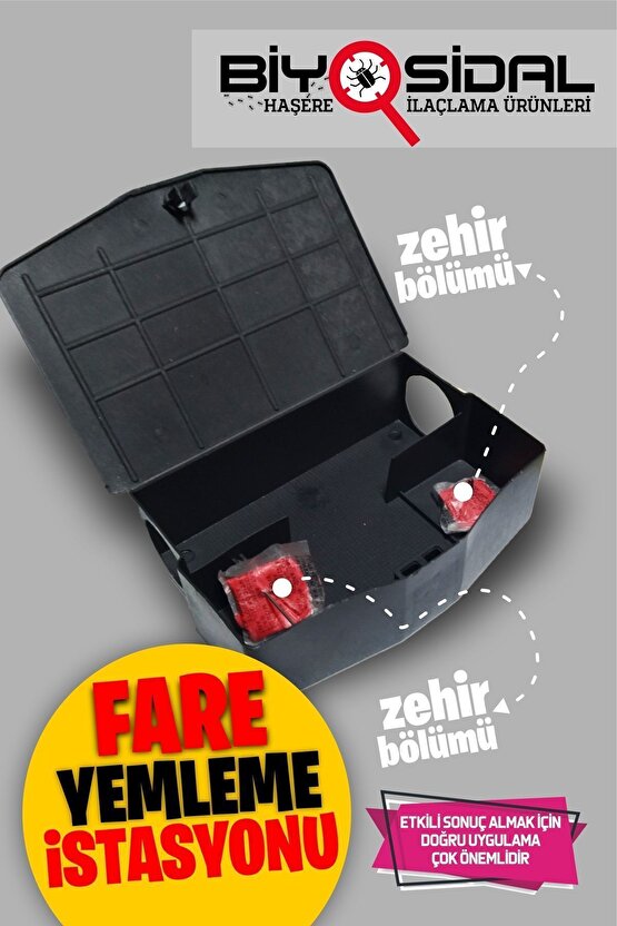 Fare Yemleme İstasyonu 15 ADET (YEMSİZDİR)