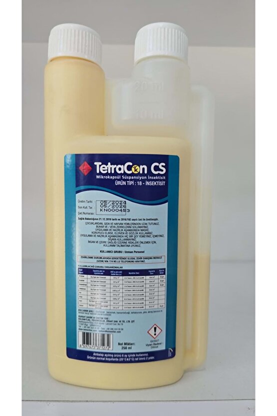 Tetracon Cs Mikrokapsül Süspansiyon Haşere Ilacı| 250 ml