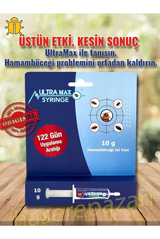 Ultramax Jel 10 Gr Hamamböceği Jel Yemi