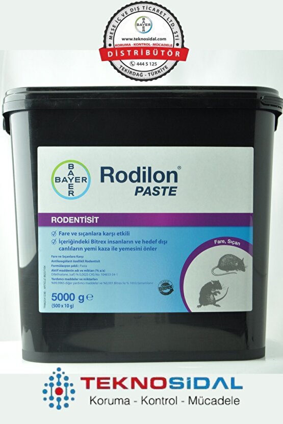 Rodilon Paste Fare Zehiri Pasta 5 kg