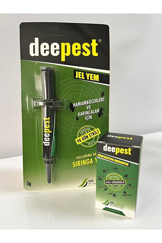 Deepest 25ml Genel Haşere Öldürücü + 5 Gr Hamamböceği Jeli