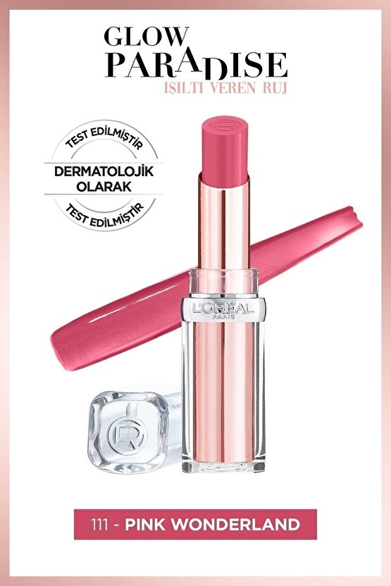 Loréal Paris Glow Paradise Balm-in-lipstick - Işıltı Veren Ruj 111 Pink Wonderland