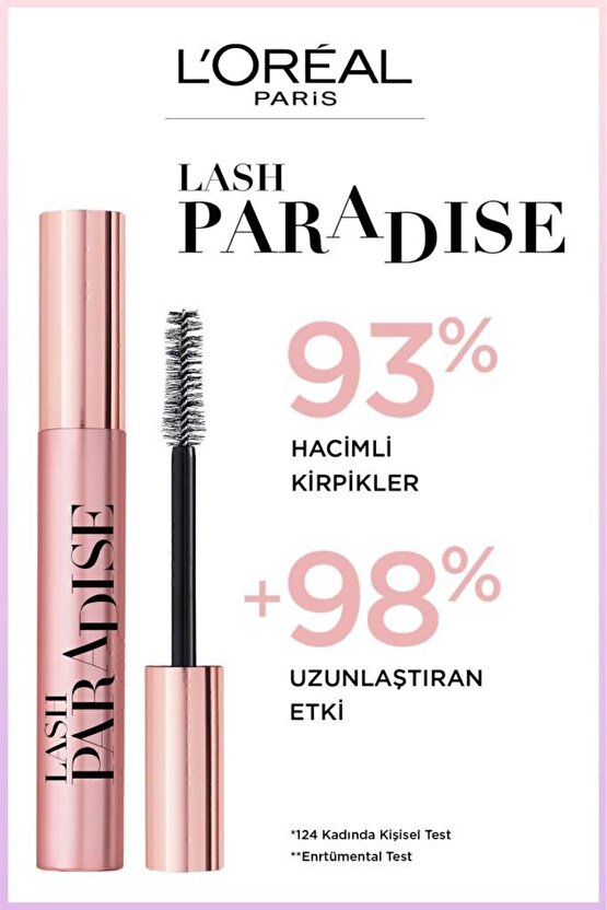 Loréal Paris Lash Paradise Intense Black Ekstra Siyah Maskara