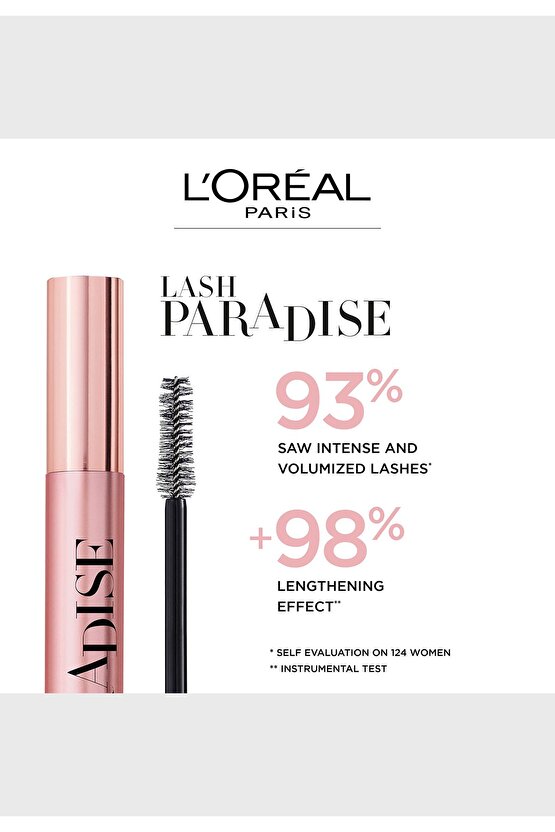 Loréal Paris Lash Paradise Intense Black Ekstra Siyah Maskara