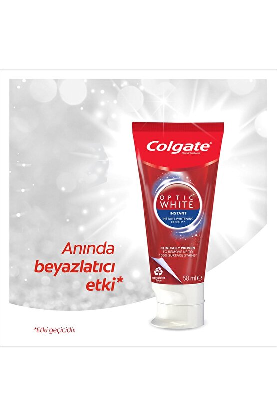 Optic White Anında Beyazlık Diş Macunu 50 Ml