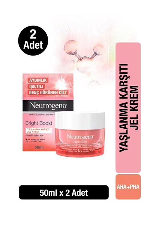 Bright Boost Yaşlanma Karşıtı Jel Krem 50 Ml X2