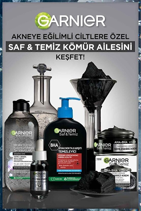 Saf Ve Temiz Kömür Matlaştırıcı Günlük Nemlendirici Krem 50ml