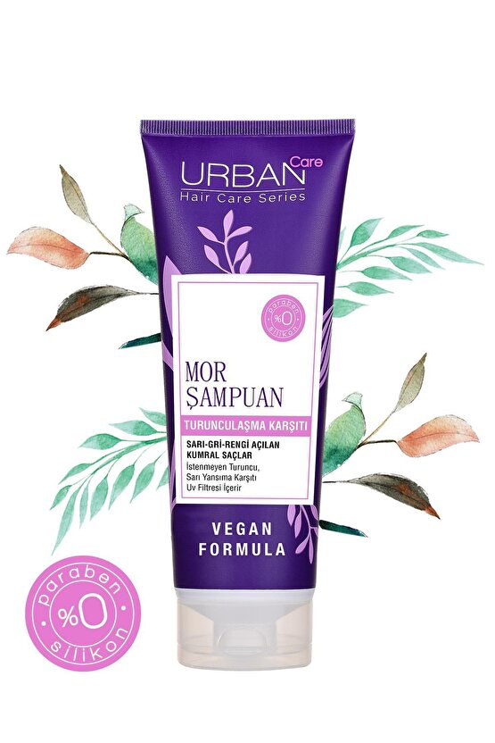 Turunculaşma Karşıtı Mor Saç Bakım Şampuanı-250 Ml-vegan-uv Koruma