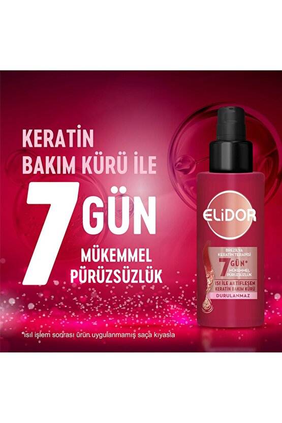 Isı Ile Aktifleşen Keratin Bakım Kürü Brezilya Keratin Terapisi 90 ml X2