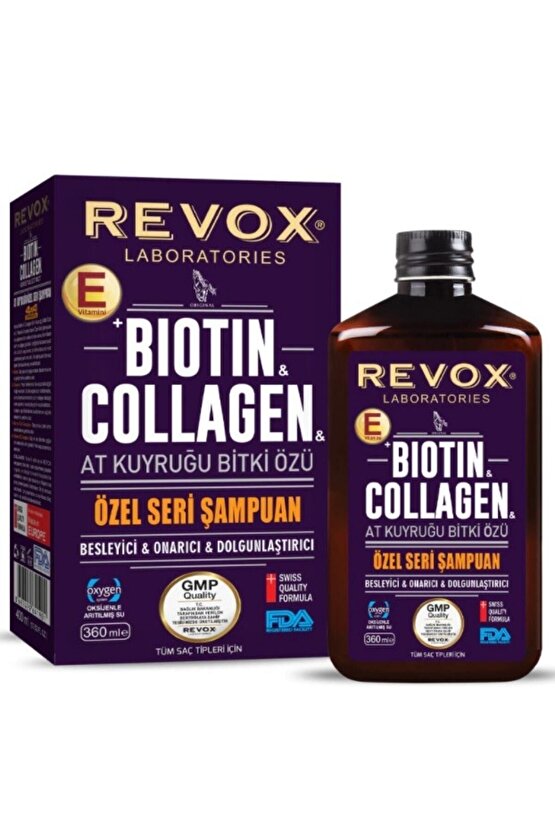 Biotin Collagen At Kuyruğu Bitki Özlü Şampuan 360ml