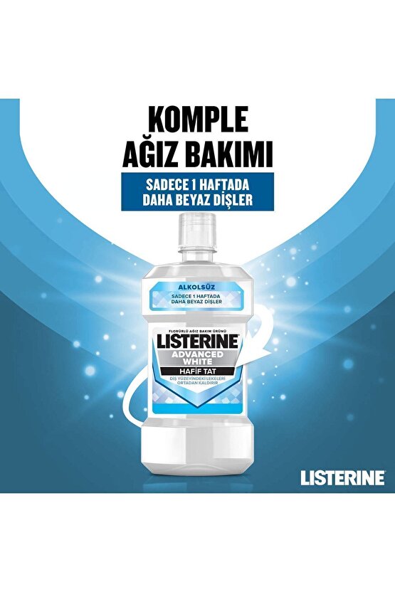 Advanced White Hafif Tat Alkolsüz Ağız Bakım Suyu 500 Ml