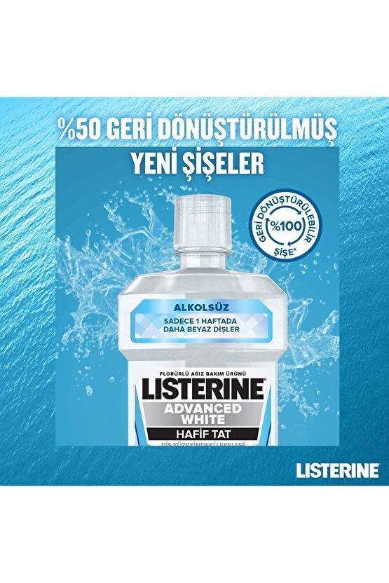 Advanced White Hafif Tat Alkolsüz Ağız Bakım Suyu 500 Ml