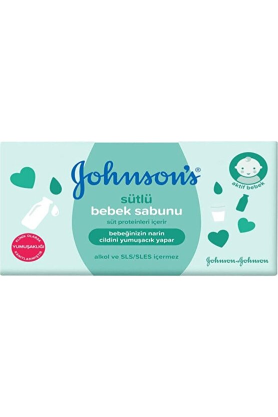 Johnsons Baby Sütlü Sabunu 100 gr x 5 Adet