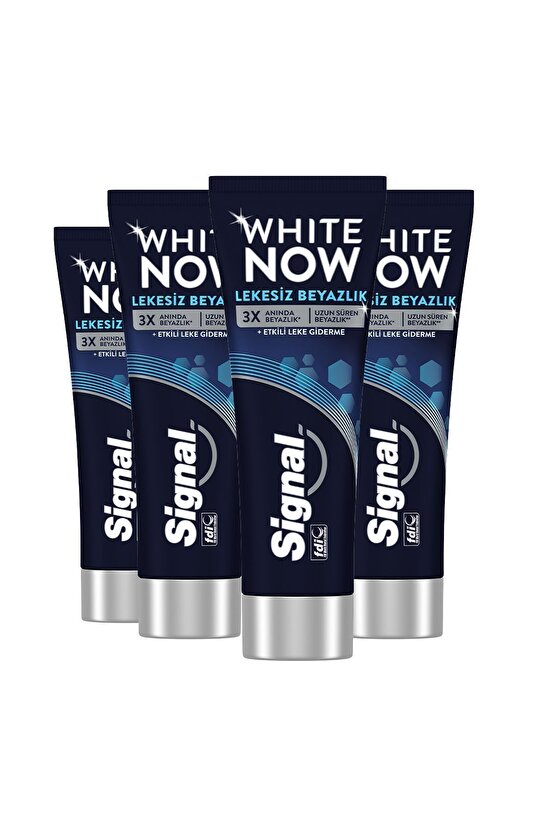 White Now Leke Karşıtı Kahve Ve Sigara Içenler Için Beyazlatıcı Diş Macunu 75ml X 4