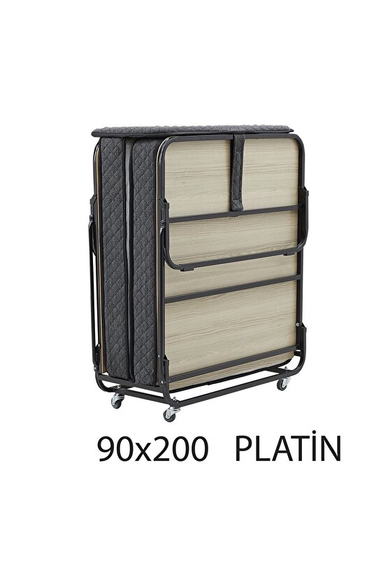 Platin 90x200 Katlanır Karyola