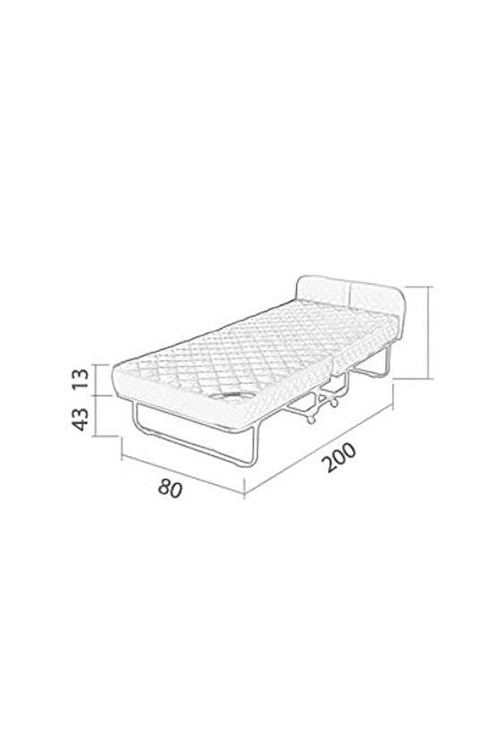 İnci 80x180 Katlanır Karyola