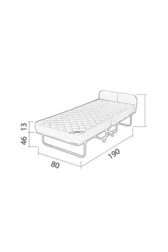 Gold 80x180 Katlanır Karyola