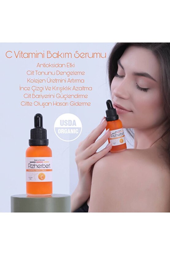 2 Li Cilt Bakım Aha & Bha Kırmızı Peeling C Vitamini Besleyici Cilt Bakım Serumu