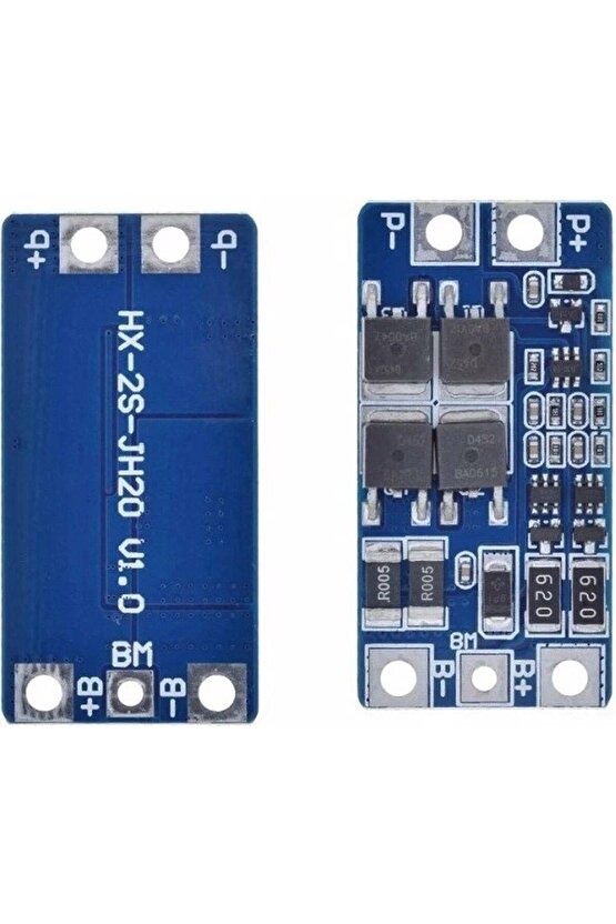 2s 10A 7.4V 18650 Bms Lityum Batarya Pil Akü Koruma Kartı Protection Board