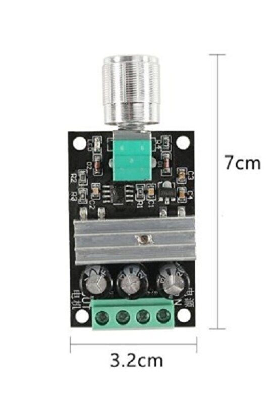 Dc 6v-28v 3a 80w Pwm Motor Hız Kontrol Ayarlanabilir Hız Regülatörü Devresi