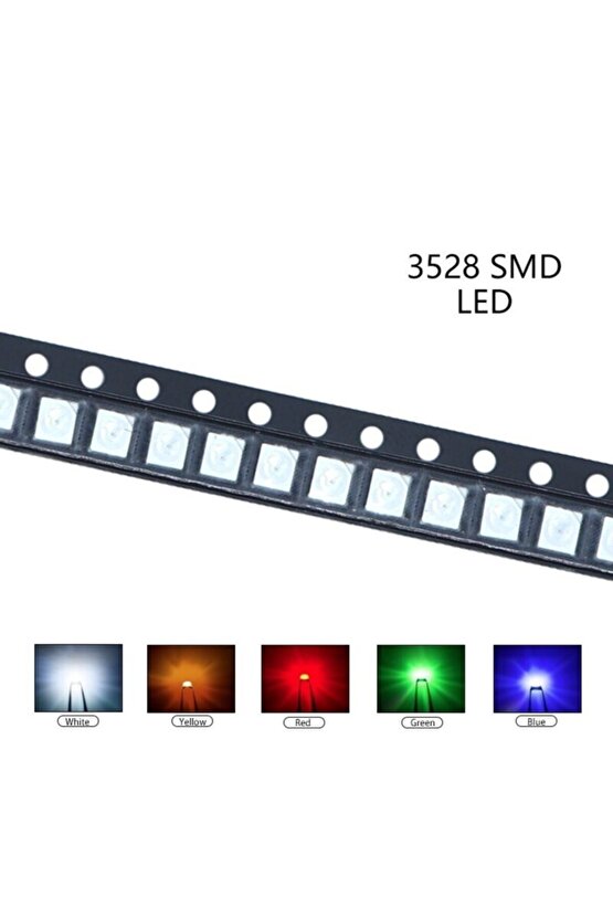 Elektronik Entegre Ve Devreler Için Led 10 Adet 3528 Smd