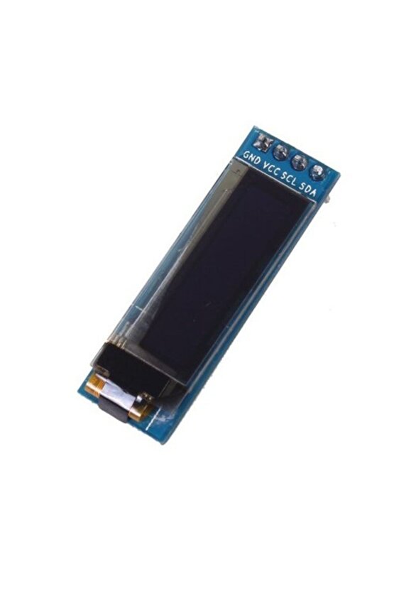 128x32 Oled Lcd Ekran 0.91 Inch Ssd1306 (arduino Uyumlu) - Beyaz