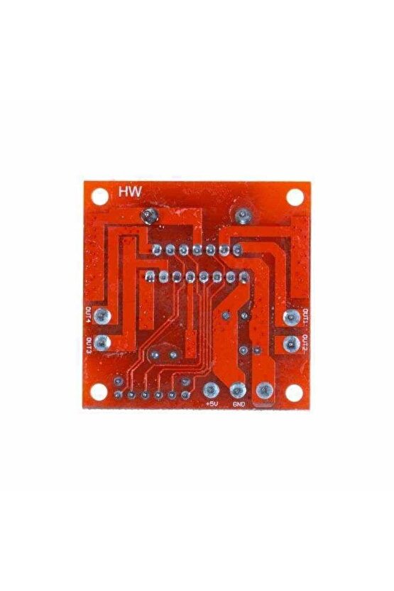 L298n Voltaj Regulatörlü Çift Motor Sürücü Kartı Raspberry