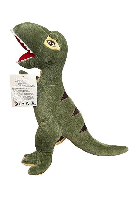 Peluş T-rex Dinazor Peluş Oyuncak Yastık Oyuncak Uyku Ve Oyun Arkadaşı 45 Cm