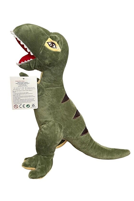 Peluş T-rex Dinazor Peluş Oyuncak Yastık Oyuncak Uyku Ve Oyun Arkadaşı 45 Cm