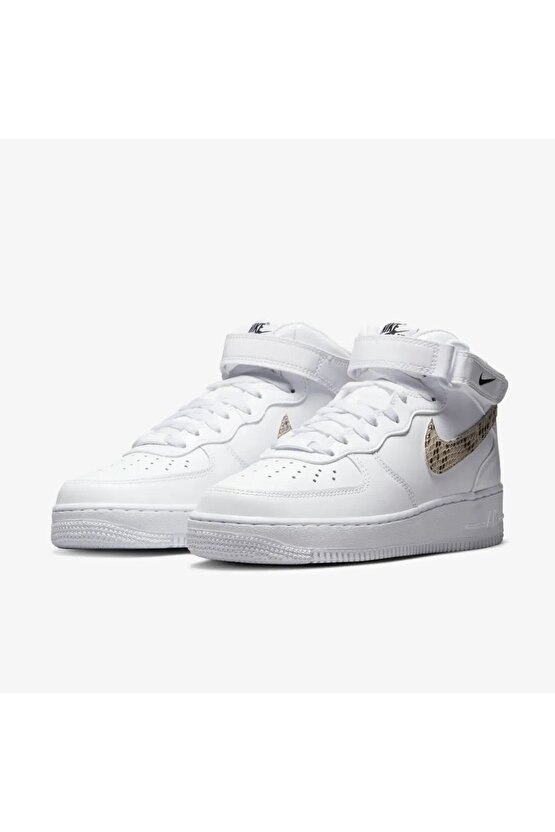 Air Force 1 07 Mid Classic Velcro Kadın Spor Ayakkabı DD9625-101 stilim spor