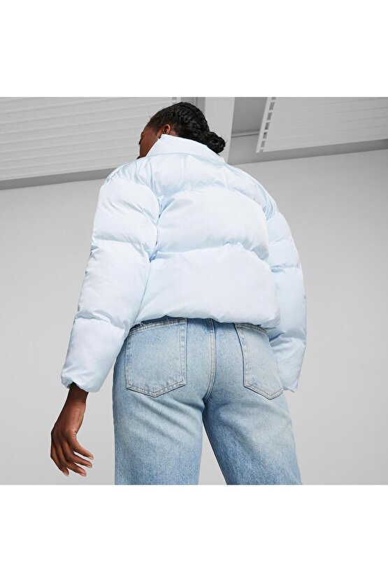 Classics Oversized Puffer Jacket Icy Blu