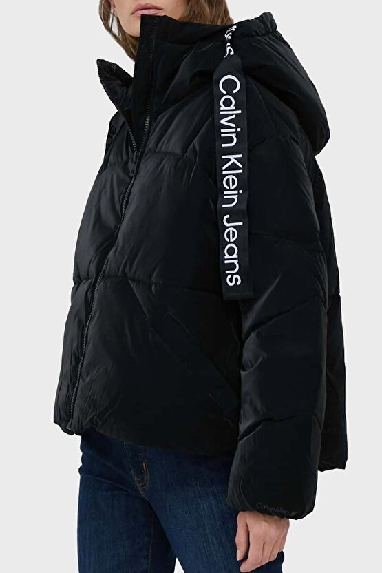 Long Drawcords Soft Touch Puffer