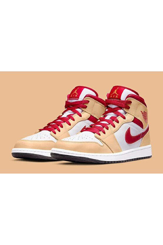 Air Jordan 1 Mid Cardinal Erkek Sneaker