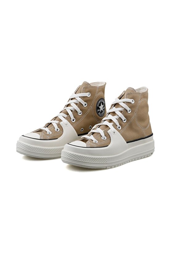 Chuck Taylor All Star Construct Kadın Günlük Ayakkabı A03876c Krem