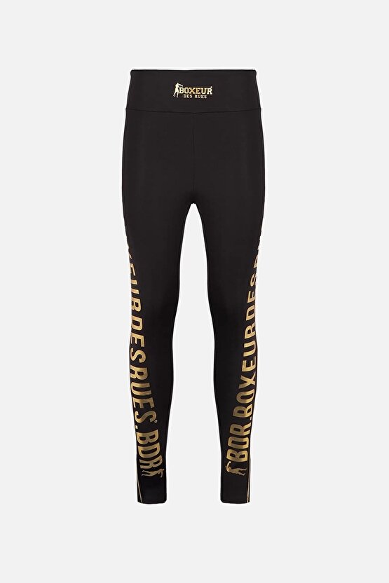 Lettering Printed Leggings