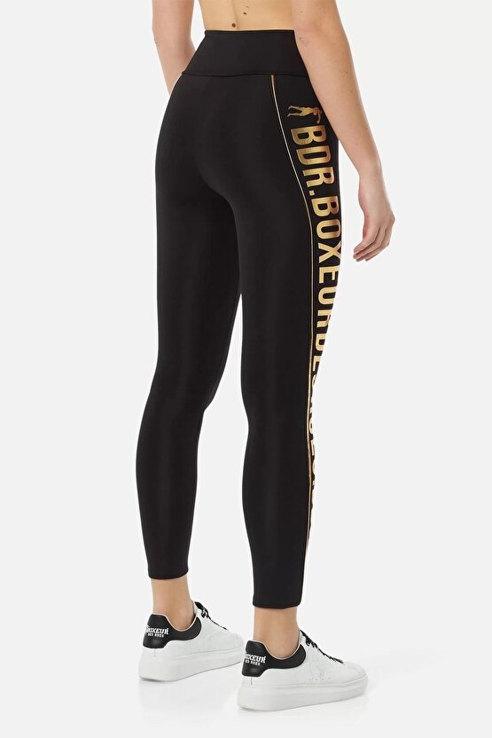 Lettering Printed Leggings