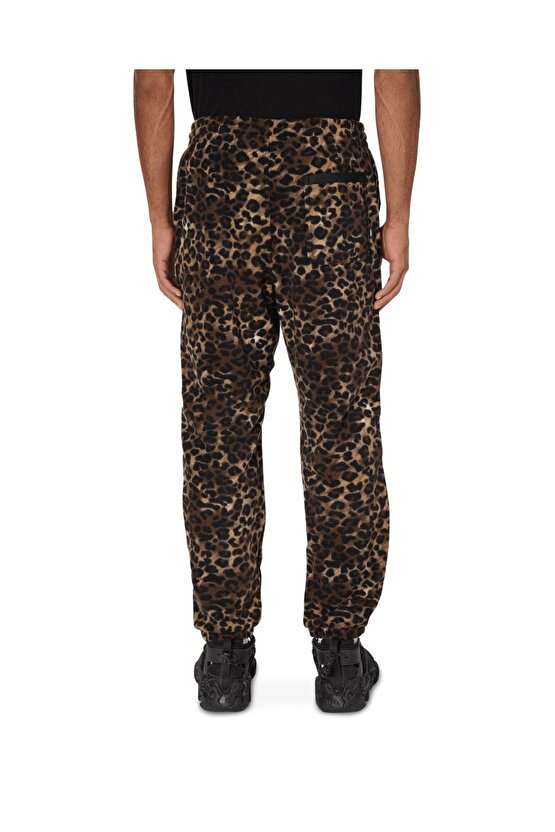 Polar Fleece Leopard Sweatpant Eşofman Altı